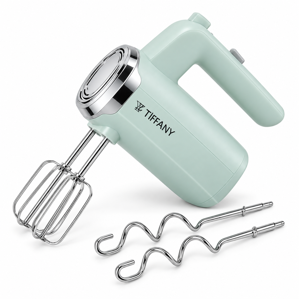 خلاط يدوي كهربائي بقوة 600 واط مع 4 ملحقات — TIFFANY Electric Hand Mixer – 600W with 4 Attachments