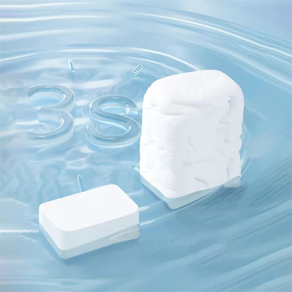 منشفة مضغوطه بعلبه 14 قطعه — Compressed Towels in a Container – 14 Pieces