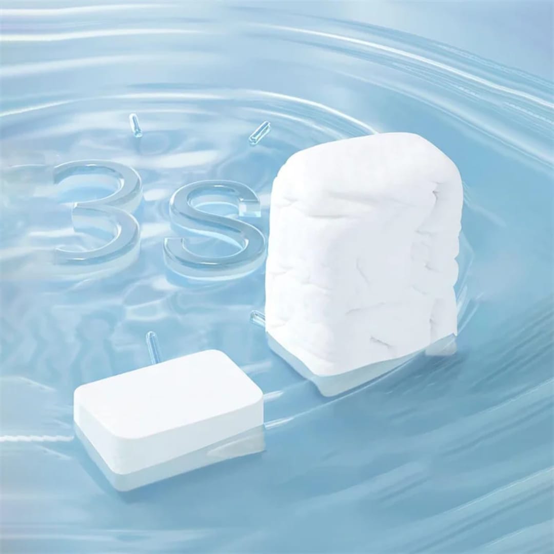 منشفة مضغوطه بعلبه 14 قطعه — Compressed Towels in a Container – 14 Pieces