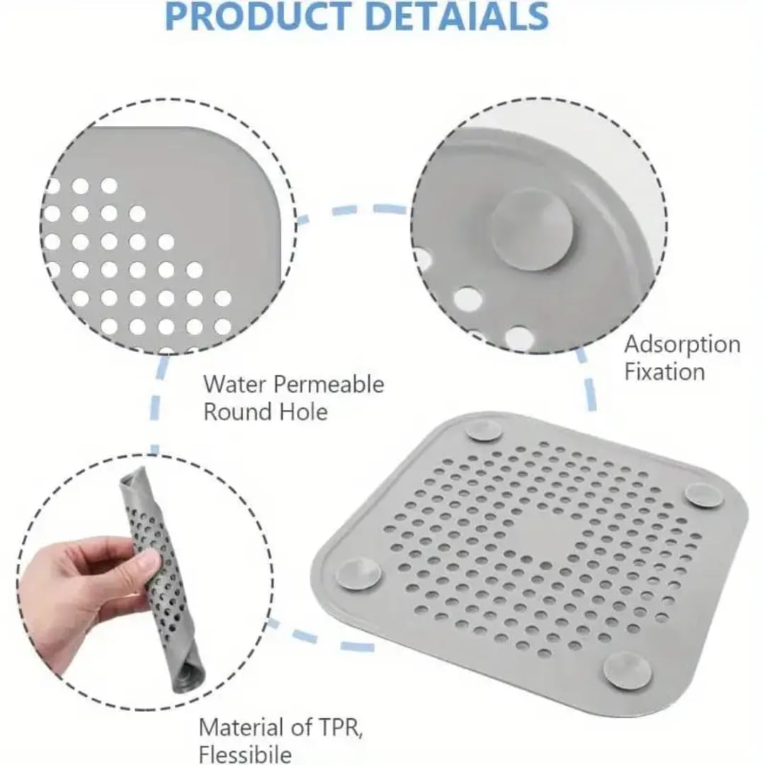 مصفاة سيليكون للمغسلة ومنع انسداد المجاري — Silicone Sink Strainer and Drain Protector