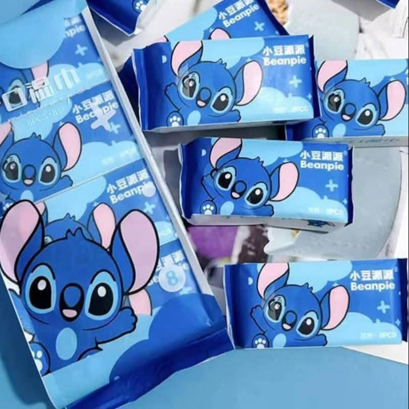 ميني وايبس ازرق 8 باكيت 64 محرمه — Mini Blue Cleaning Wipes – 8 Packs, 64 Wipes