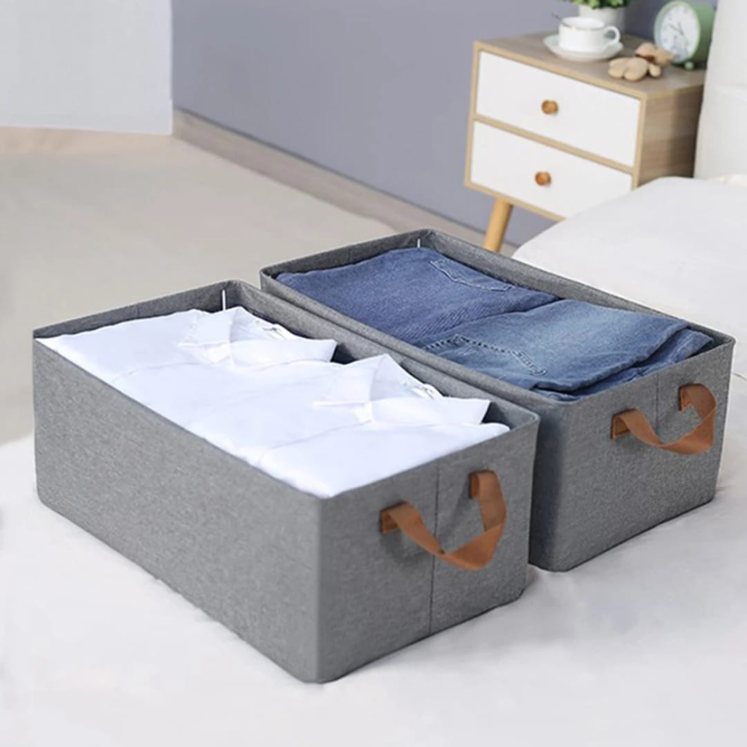 منظم تخزين قماش بشكل درج 28 × 47 × 20 سم — Fabric Drawer Storage Organizer – 28 × 47 × 20 cm