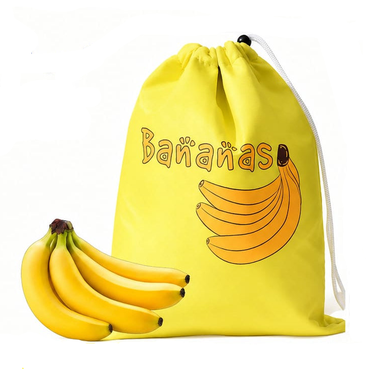 كيس قماش موز 27*35 سم — Fabric Banana Storage Bag – 27 × 35 cm