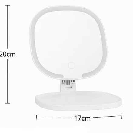 مراية ليد تشريج ستاند — Rechargeable LED Vanity Mirror with Stand